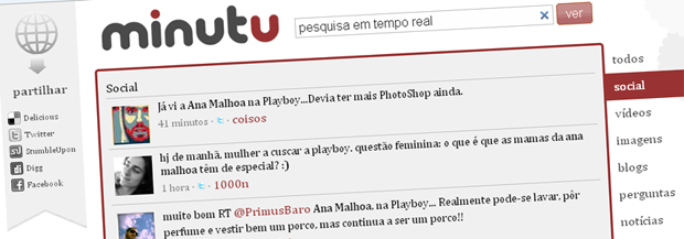 minutu resultados da pesquisa