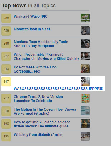 big words - digg example big words - digg example