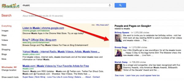 music Google Search